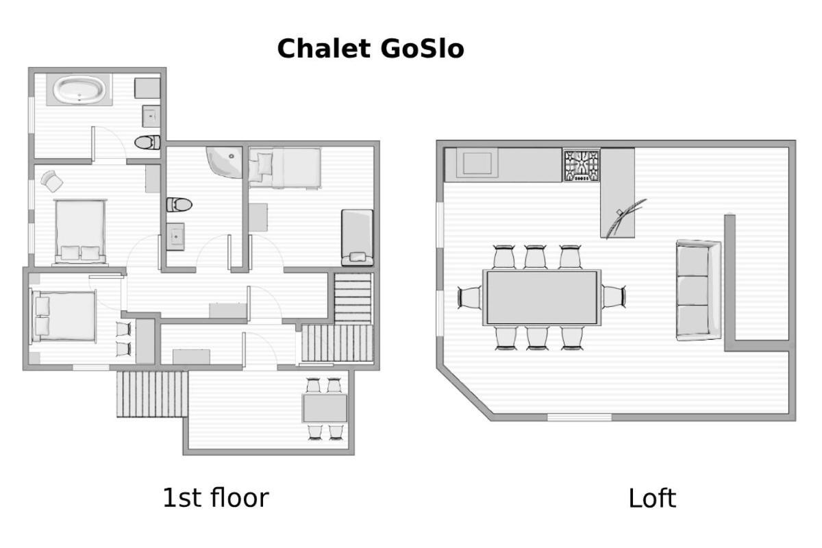 Chalet Goslo Srpenica 外观 照片